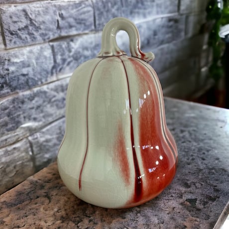 かぼちゃ 置物 中国雑貨 陶器 骨董品 装飾品 南瓜 オブジェ