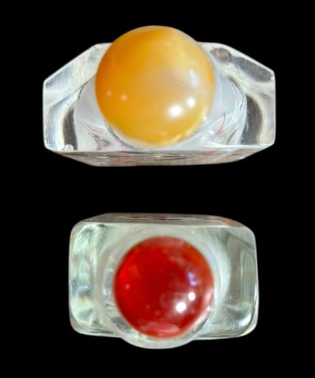 【2個セット】 鼻煙壺 中国美術 伝統工芸 中国 小瓶 鶴 インテリア 置物 工芸品 骨董品 アンティーク