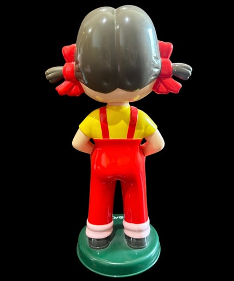 【レア品】ペコちゃん 不二家 キャンペーン 首振り人形 インテリア コレクション 置物 オブジェ 非売品 骨董品 アンティーク