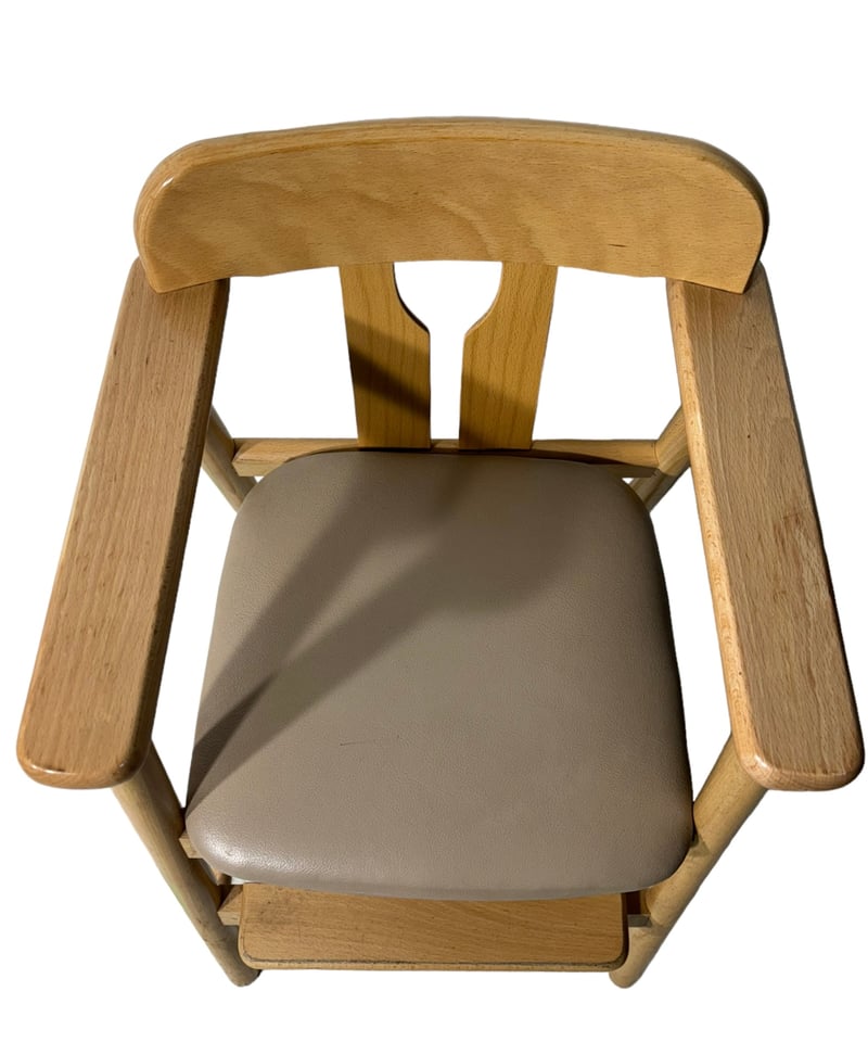 演漆 ENSHITU 木製 キッズチェア 天然木 子供椅子 チャイルドチェア