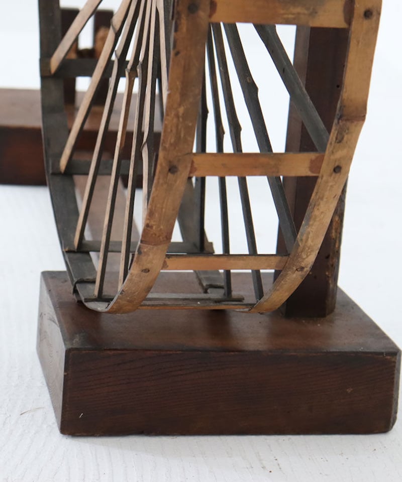 紡ぎ車 古民具 置物 装飾品 時代物 古道具 骨董品 アンティーク