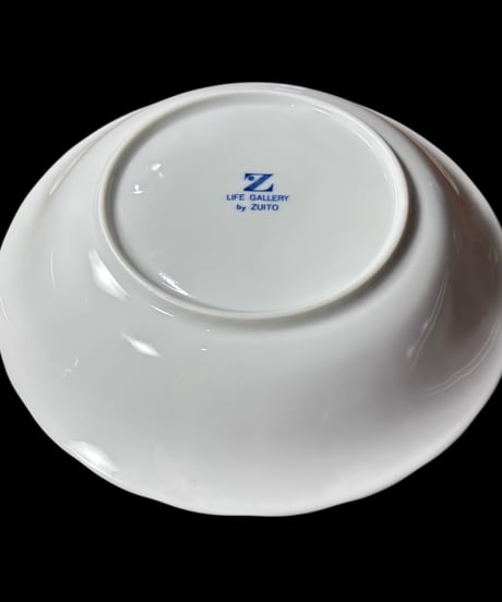 【3客セット】LIFE GALLERY by ZUITO 青花 丸皿 染付 取り皿 盛り皿 飾り皿 和食器 骨董品 アンティーク