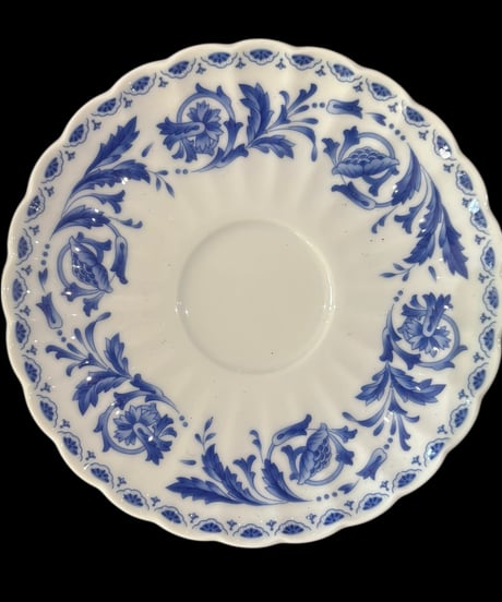 【4客揃】ノリタケ カップ&ソーサー Noritake 青花 マグカップ 花柄 紅茶 コーヒー カップ 茶器 昭和 レトロ アンティーク