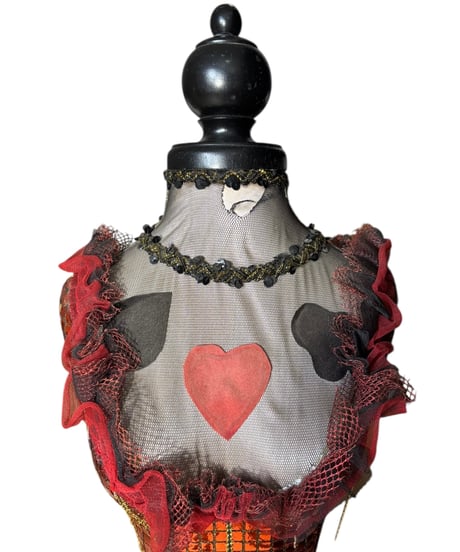 トルソー ドレス 衣装 デザイナー ハンドメイド 展示 装飾品 エスニック アリス アンティーク インテリア コレクション