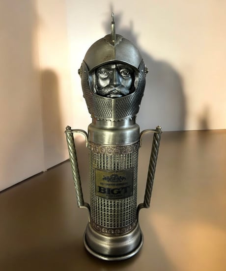 【希少!!】BIG T NIKKA ウイスキー ボトルケース 西洋騎士甲冑 鎧 騎士 置物 西洋 レトロ 骨董品 アンティーク