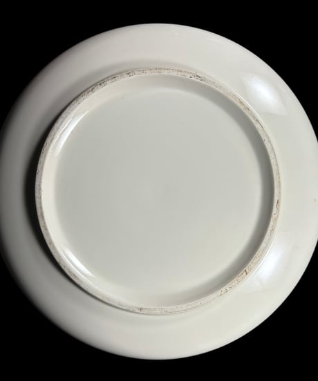 染付 深皿 [風景絵] 時代物 丸皿 鉢 取り皿 盛り皿 飾り皿 レトロ 和食器 骨董品 アンティーク