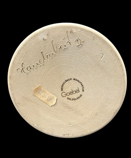 Goebel ゲーベル社 ドイツ製 ハンドメイド ビアマグ 蓋付き ドイツビール ジョッキ 陶器製 ヴィンテージ アンティーク