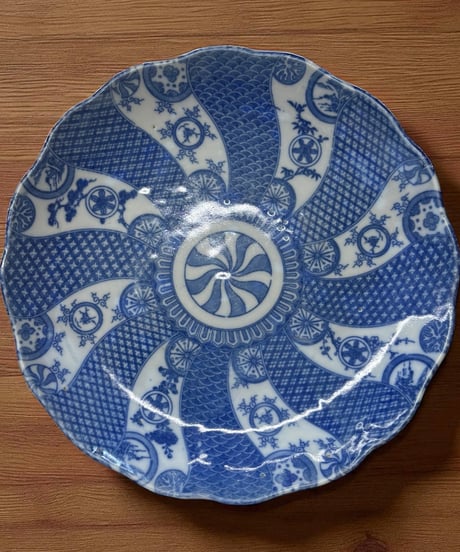 中国清時代骨董、皿骨董　アンティーク 中国 清時代 骨董品 染付皿 大清道光年製 陶芸古美術。 - メルカリ