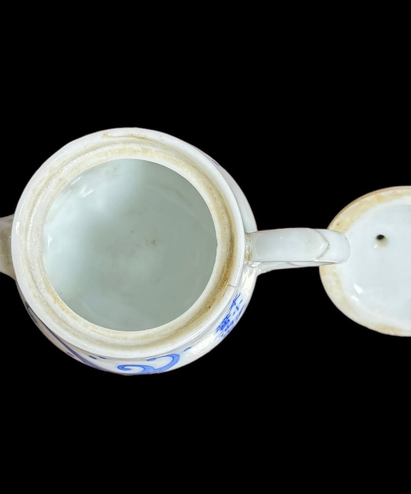 古い醤油差し 2種類 白磁 青磁 醤油樽 大正 昭和 レトロ 醤油差し [鶴 日