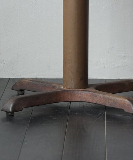 オークテーブル 鉄脚 インテリア 家具 OAK TABLE w/VINTAGE IRON LEG