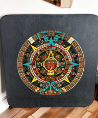 【希少】メキシコ アステカカレンダー マヤ インカ 太陽の石 アステカ ボード 壁掛け 装飾 インテリア