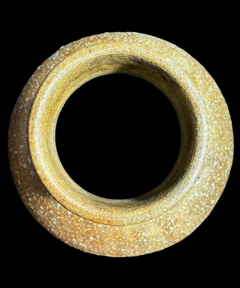 古伊万里　筒型花入花瓶鶴松蝶図　色絵寸胴陶器花器　筒花入　　アンティーク　骨董 古伊万里 筒型花入花瓶鶴松蝶図 色絵寸胴陶器花器 筒花入
