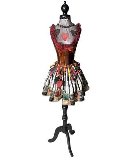 トルソー ドレス 衣装 デザイナー ハンドメイド 展示 装飾品 エスニック アリス アンティーク インテリア コレクション