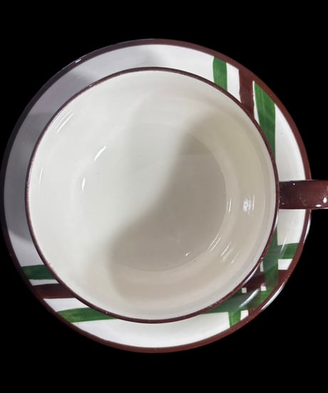 Varnonware BEL-AIR アメリカ カップ&ソーサー ハンドペイント 紅茶 コーヒー カップ 茶器 モダン レトロ アンティーク