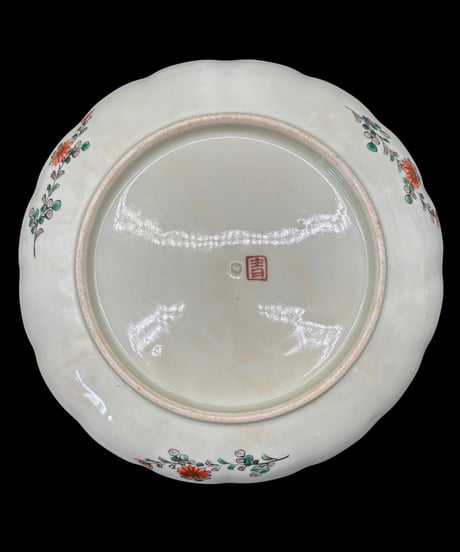 【4客セット】 古伊万里 大皿 金彩 松竹梅 山水風景図 色絵 盛り皿 取り皿 和食器 時代物 陶器 骨董品 アンティーク