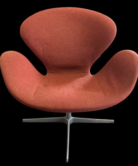 Fritz Hansen フリッツハンセン The SWAN スワンチェア レッド 北欧 一人掛け ラウンジチェア ソファ 椅子 チェア アンティーク