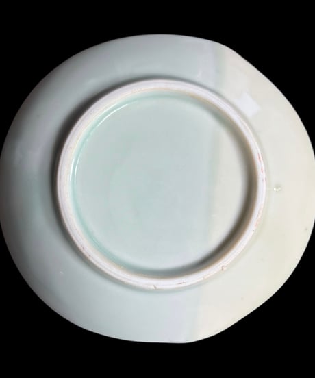 【2客セット】峰山 稲 平皿 丸皿 小皿 取り皿 飾り皿 和食器 昭和 レトロ 骨董品 アンティーク