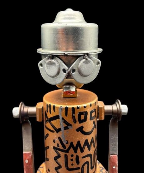 Prakit Seehawong ガジェット ロボット 置物 オブジェ ナット ネジ アート コレクション 骨董品 アンティーク
