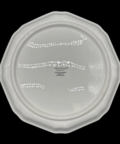 WEDGWOOD ウェッジウッド ワイルドストロベリー オクタゴナルディッシュ 花柄 プレート 八角形 飾皿 英国 おしゃれ アンティーク