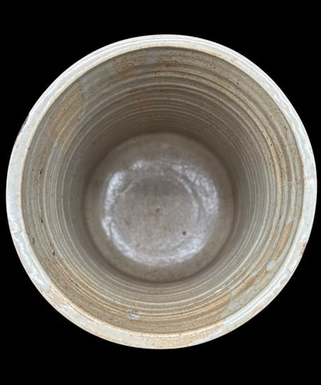 手描き 花瓶 壺 フラワーベース 花入れ 丸壺 花器 陶器 古美術 骨董品 アンティーク