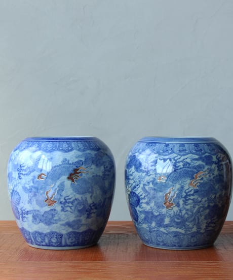 瀬戸火鉢 陶器 骨董品 インテリア