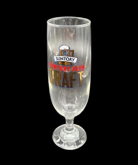 【2客セット】 サントリー ドラフト ピルスナーグラス ビール ビアグラス ガラス コップ 昭和 レトロ 雑貨 アンティーク