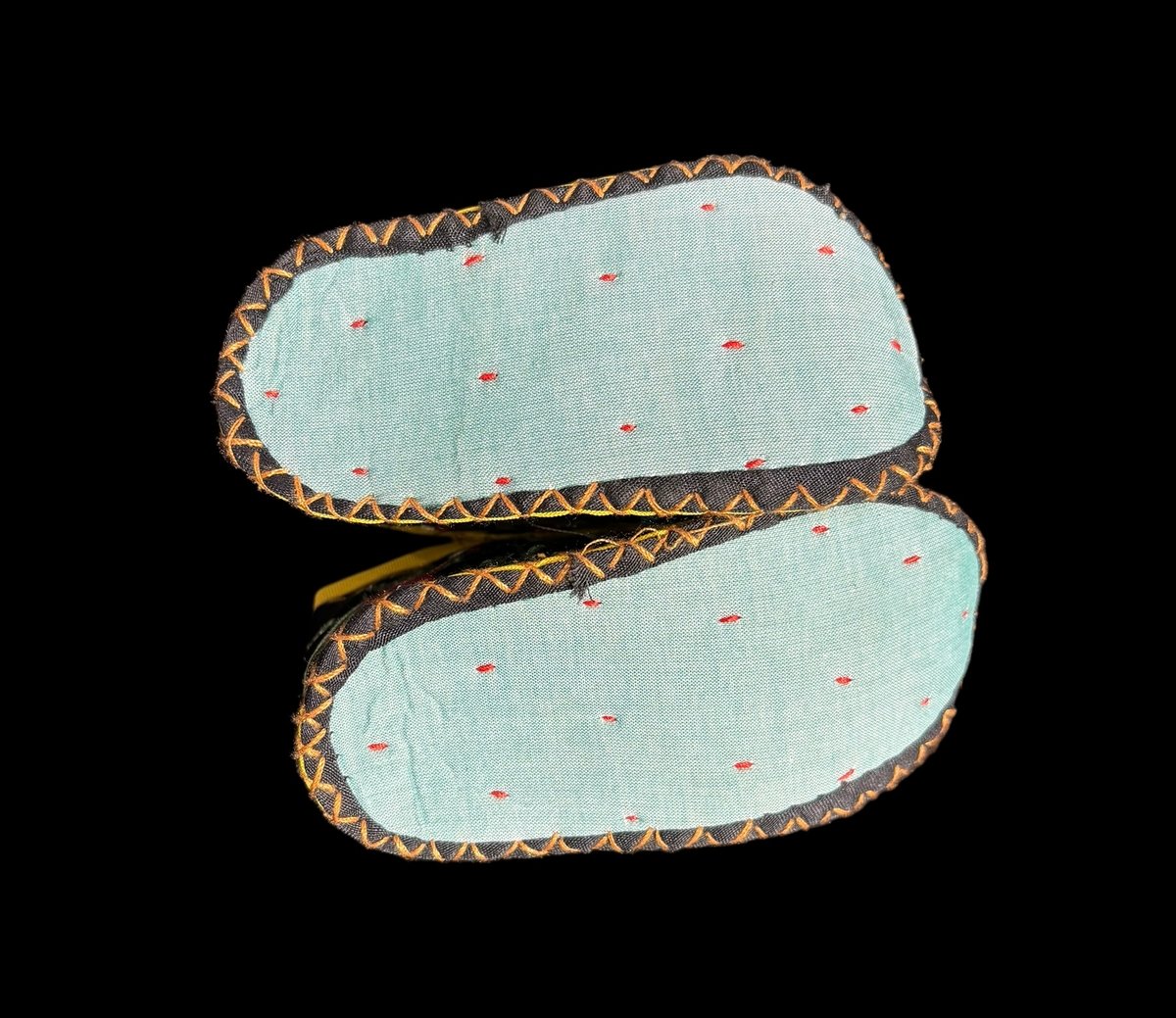 纏足の靴 [ブラック] 中国雑貨 布靴 子供靴 刺繍靴 靴 中国 布 刺繡