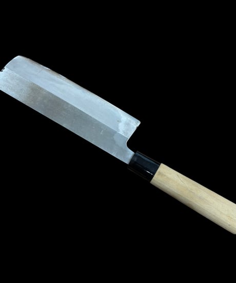 伊勢 菊一文字金近謹製 菊一 菜切包丁 全長32cm 出刃包丁 和包丁 刃物 調理器具 飲食店 アンティーク