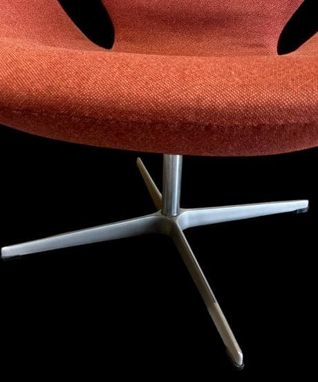 Fritz Hansen フリッツハンセン The SWAN スワンチェア レッド 北欧 一人掛け ラウンジチェア ソファ 椅子 チェア アンティーク
