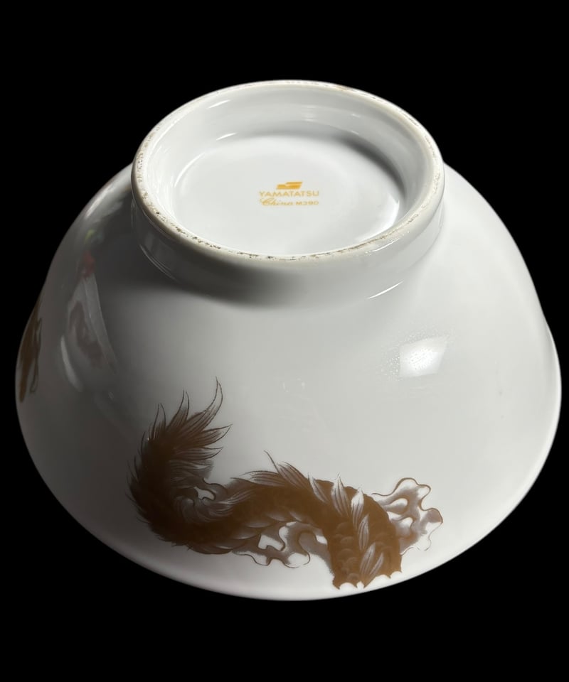 YAMATATSU ラーメン鉢 昇竜 金 中華 ラーメン 丼 龍 ご飯 どんぶり 器