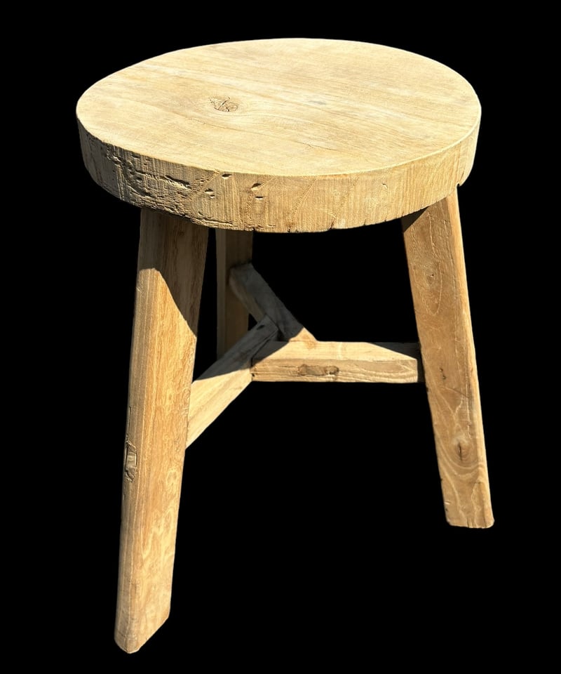 唐木家具｜螺鈿細工｜丸椅子｜木製スツール