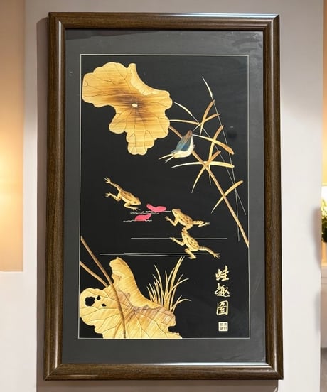 ♥中国　壁画　人物　額　①　ケース付き　骨董　古玩 s-l400.jpg