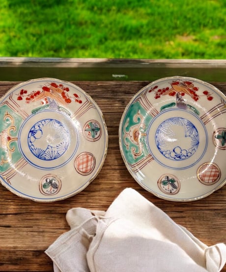 606『絵唐津 オモダカ 小皿』 /骨董品 古美術 古玩 アンティーク