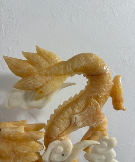 石龍置物 骨董品 辰年