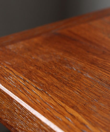 オークテーブル 鉄脚 インテリア 家具 OAK TABLE w/VINTAGE IRON LEG
