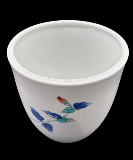 有田焼 弥左衛門 花瓶 草花 壺 陶芸 フラワーベース 花入れ 丸壺 花器 陶器 古美術 骨董品 アンティーク