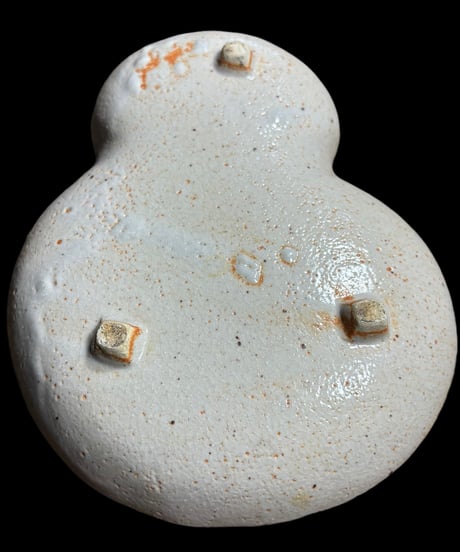 唐津焼 瓢箪皿 平皿 瓢箪 器 食器 レトロ 和食器 骨董品 アンティーク