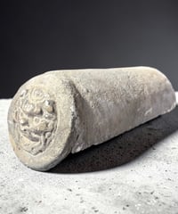 中国美術 新羅 鬼面 鬼瓦 素焼 置物 時代物 鬼 瓦 中国 古美術 石物 骨董品 アンティーク