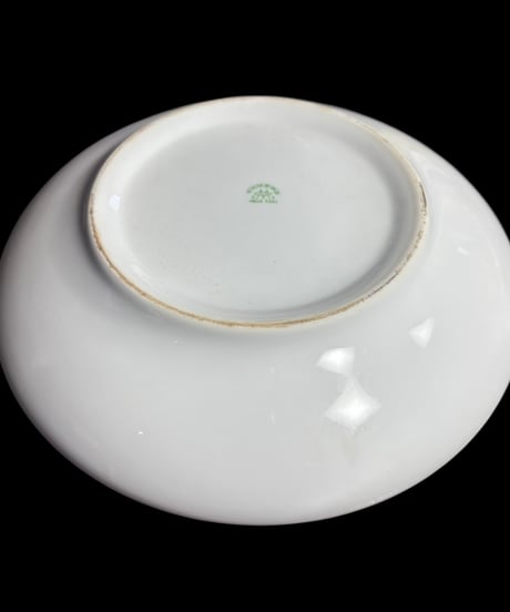 明治硬質磁器 MEIJI TOKI オーロラ 草花文 丸皿 大皿 取り皿 飾り皿 和食器 昭和 レトロ 陶器 骨董品 アンティーク