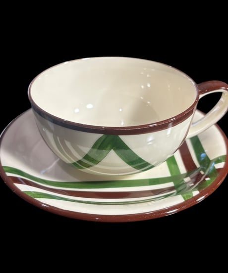Varnonware BEL-AIR アメリカ カップ&ソーサー ハンドペイント 紅茶 コーヒー カップ 茶器 モダン レトロ アンティーク