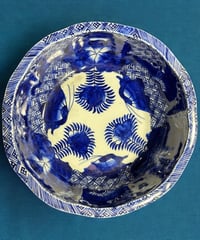 染付 八角鉢 [草花文絵] 小鉢 盛り皿 飾り皿 深鉢 器 和食器