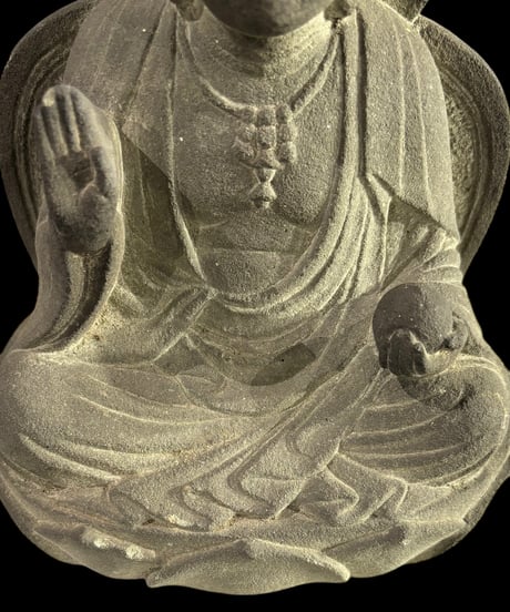 地蔵 石仏 仏像 置物 石 時代物 縁起物 インテリア 美術 骨董品 アンティーク