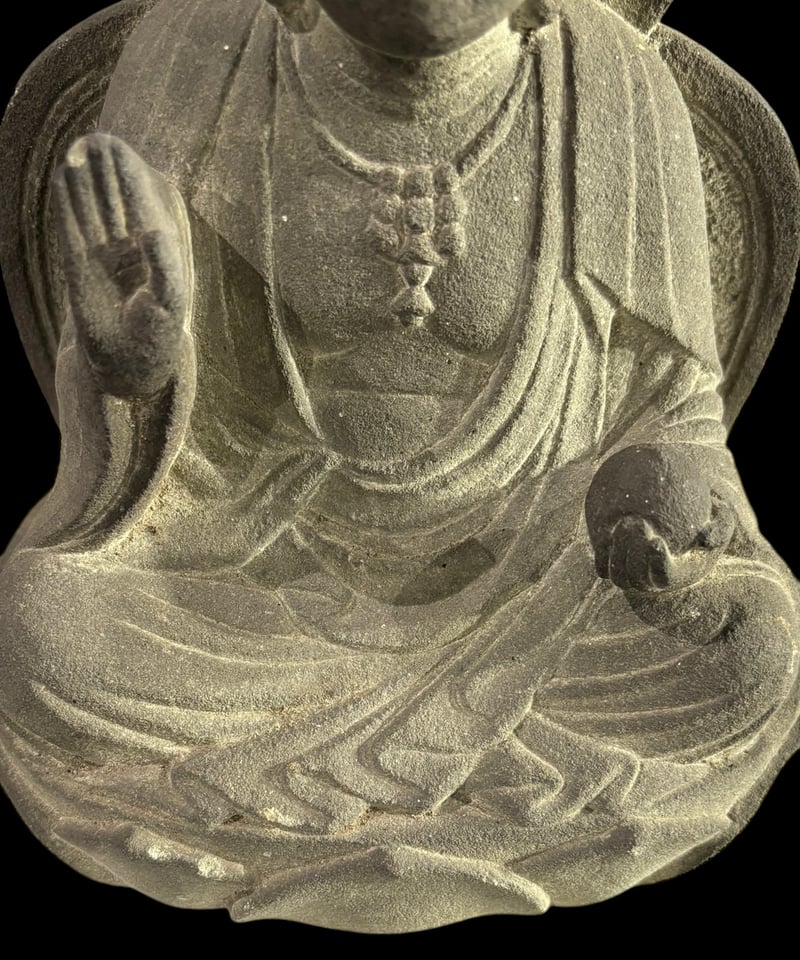 地蔵 石仏 仏像 置物 石 時代物 縁起物 インテリア 美術 骨董品
