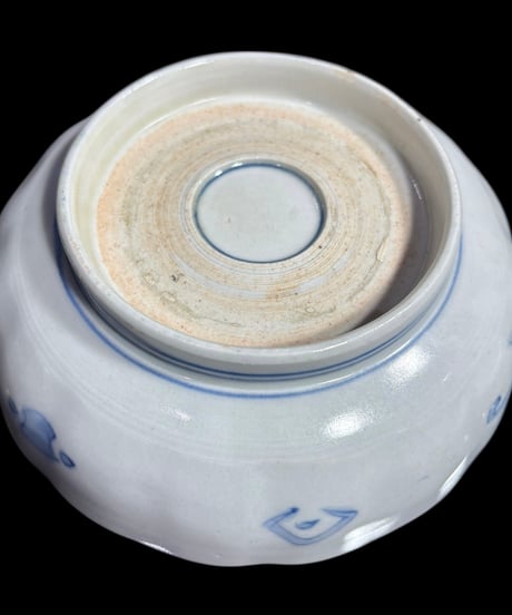 古伊万里 金彩 色絵 [窓絵草花文絵] なます皿 丸皿 取り皿 飾り皿 和食器 江戸 伊万里 陶器 骨董品 アンティーク