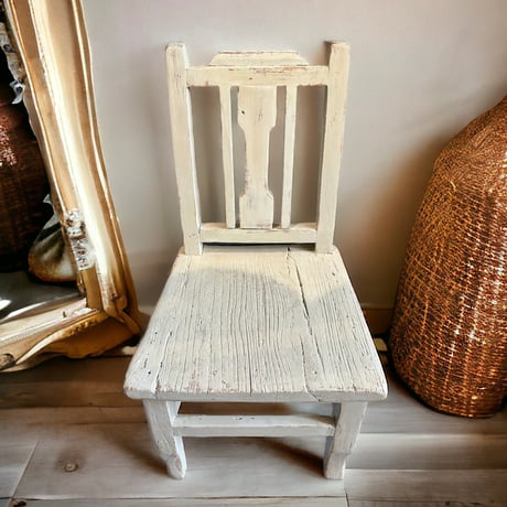 木製 キッズチェア 子供椅子 中国雑貨 飾り椅子 飾り台 雑貨 モダン レトロ アンティーク