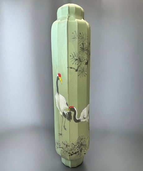美品　中国の花瓶で作られたランプ① インテリア　照明　送料込み250724 美品 中国の花瓶で作られたランプ① インテリア 照明 送料込み250724
