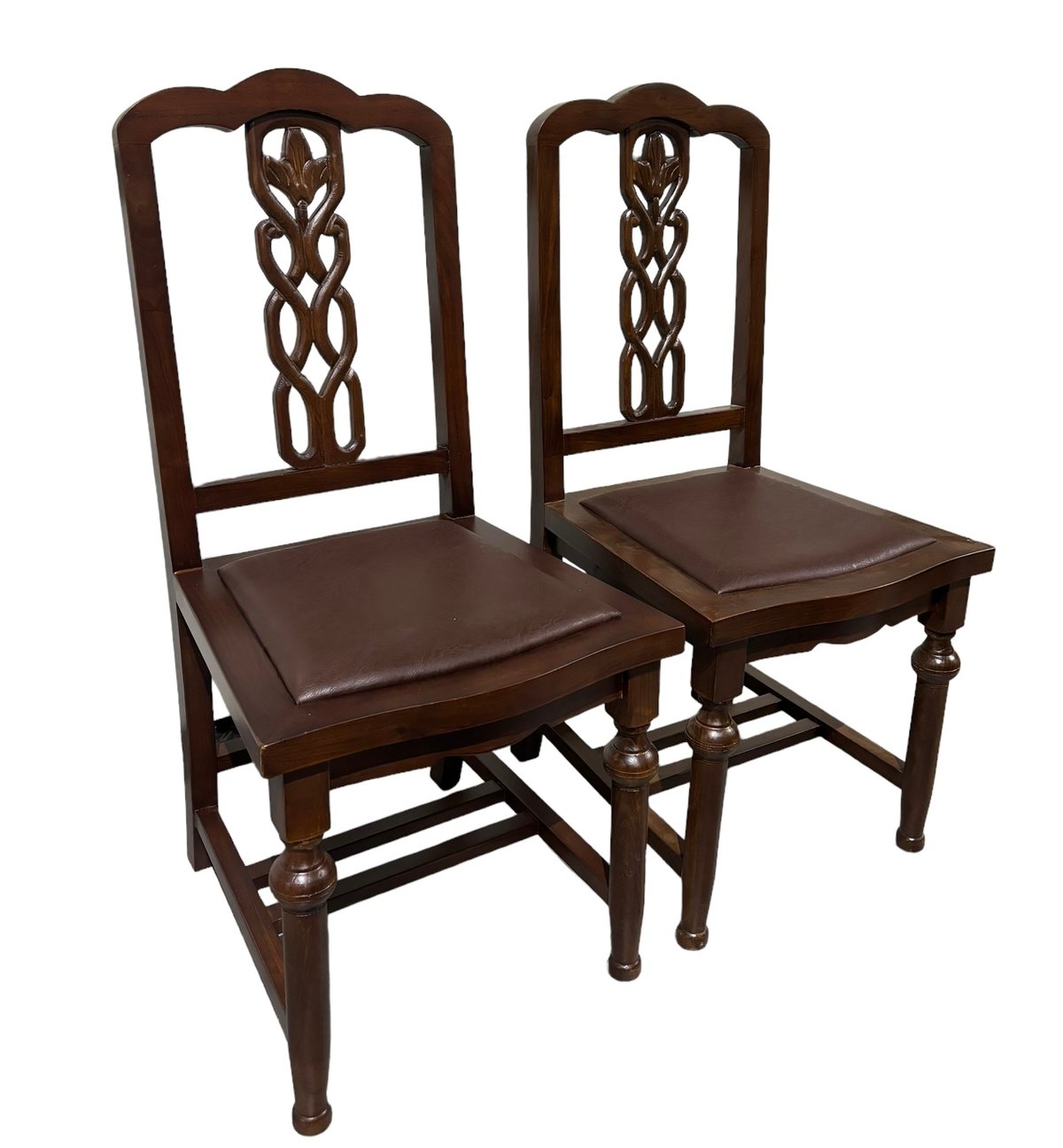 中国明式家具、テーブルと椅子2脚セット。手工螺鈿細工付。テーブル面