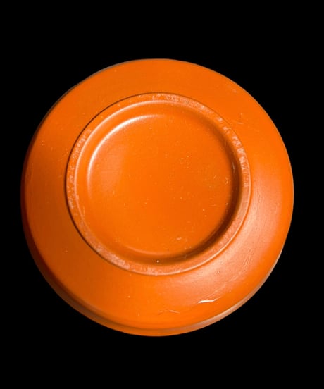 【2客セット】常滑焼 朱泥 向付 [竹の葉] 湯呑み 茶器 茶碗 茶道具 器 陶器 骨董品