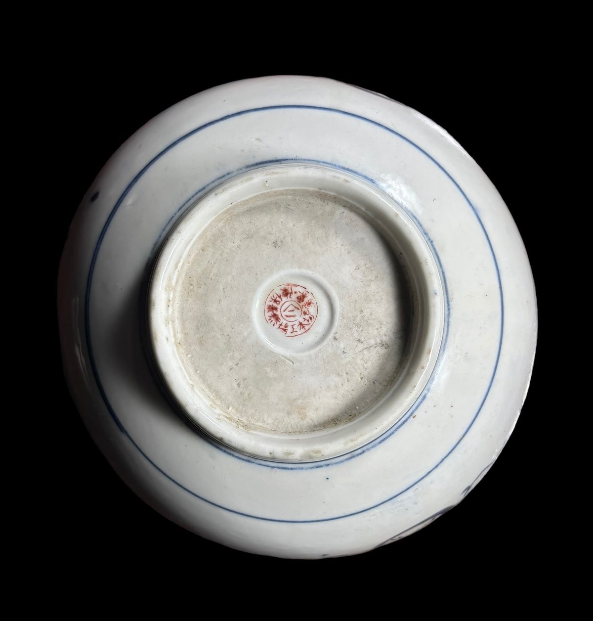 江戸 伊万里色絵 大鉢 アンティーク 送料込み250305