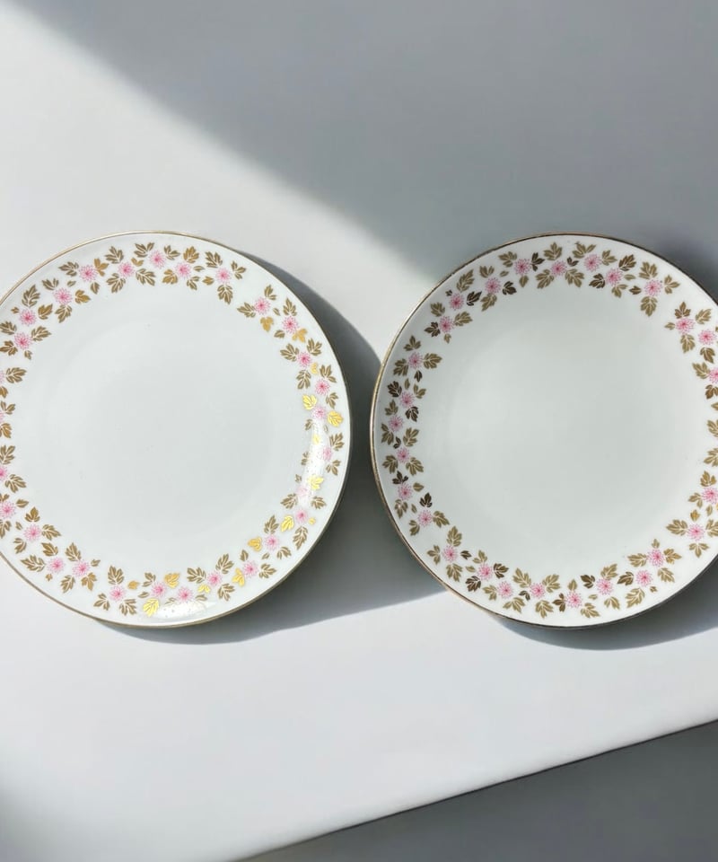 2客セット】Noritake ノリタケ 花柄 日本 平皿 丸皿 取り皿 飾り皿 和食器 陶器...